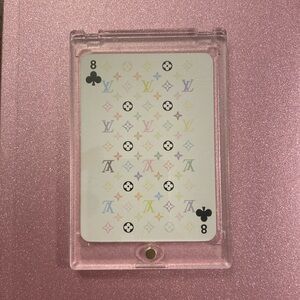 Louis Vuitton New with case Murakami Card 8 of clubs